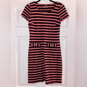 Talbots Women’s Petite Small Striped Dress